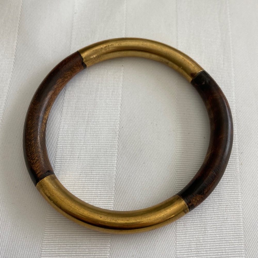 Brass & wooden Bracelet